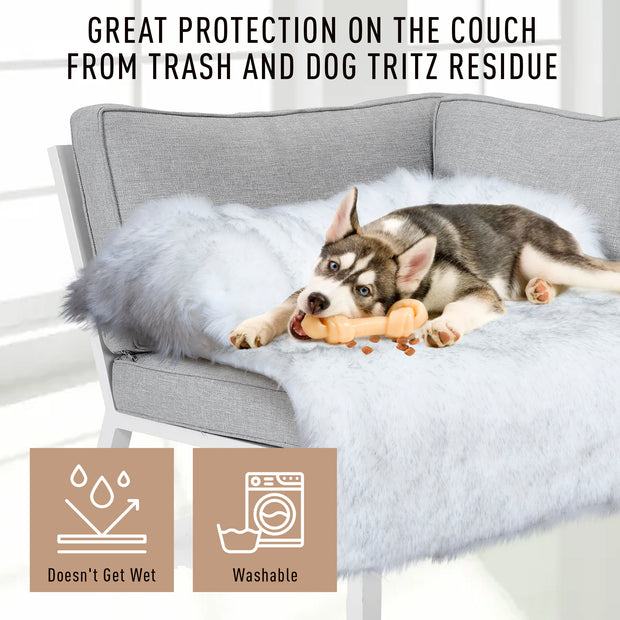 CALMING Fur Dog Bed Sofa Protector, Bed Protector,Waterproof Pet Couch Cover for Dogs - Cozzzy Goods