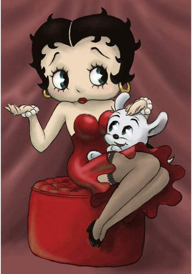 Diamond Painting Kits for Adults and Kids Betty Boop  -  12in x 16in Full Drill - Cozzzy Goods