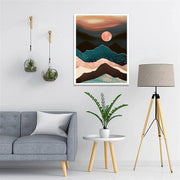 Abstract Mountains Diamond Painting Kits for Adults and Kids 12in x 16in Full Drill - Cozzzy Goods