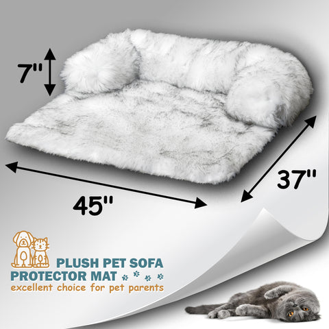 Large Luxury Fur Dog Bed Sofa Protector Calming Dog Bed, Furniture Protector - Cozzzy Goods