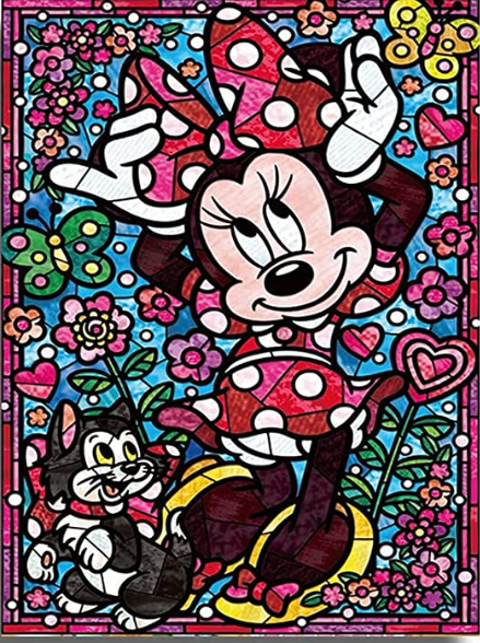 Diamond Painting Kits for Adults and Kids Cute Minnie Mouse -  12in x 16in Full Drill - Cozzzy Goods