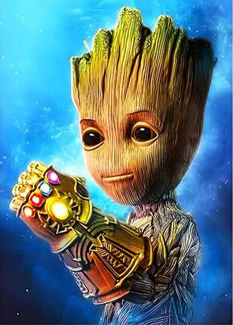 Diamond Painting Kits for Adults and Kids baby Groot  12in x 16in Full Drill - Cozzzy Goods