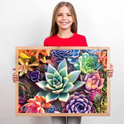 Diamond Painting Kits for Adults and Kids Colorful Succulents  12in x 16in Full Drill - Cozzzy Goods