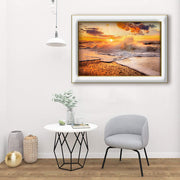 Diamond Painting Kits for Adults and Kids 12in x16in Full Drill Orange Sunset - Cozzzy Goods